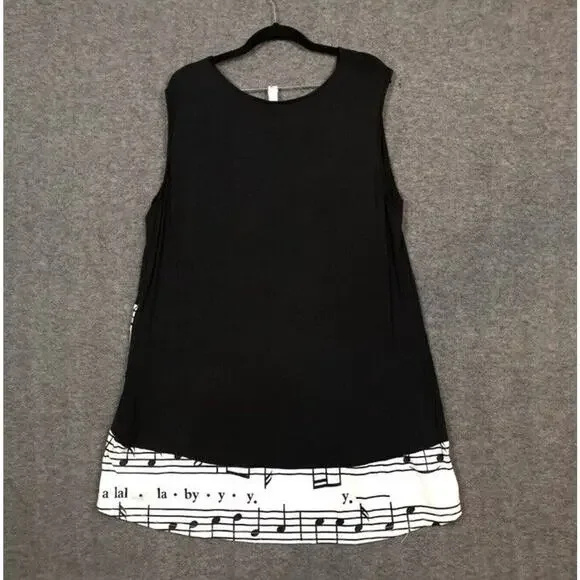 Nextmia Tunic Top WMS 22 Garden Of Music Layered Asymmetrical Dark Fairy Core - Picture 4 of 10